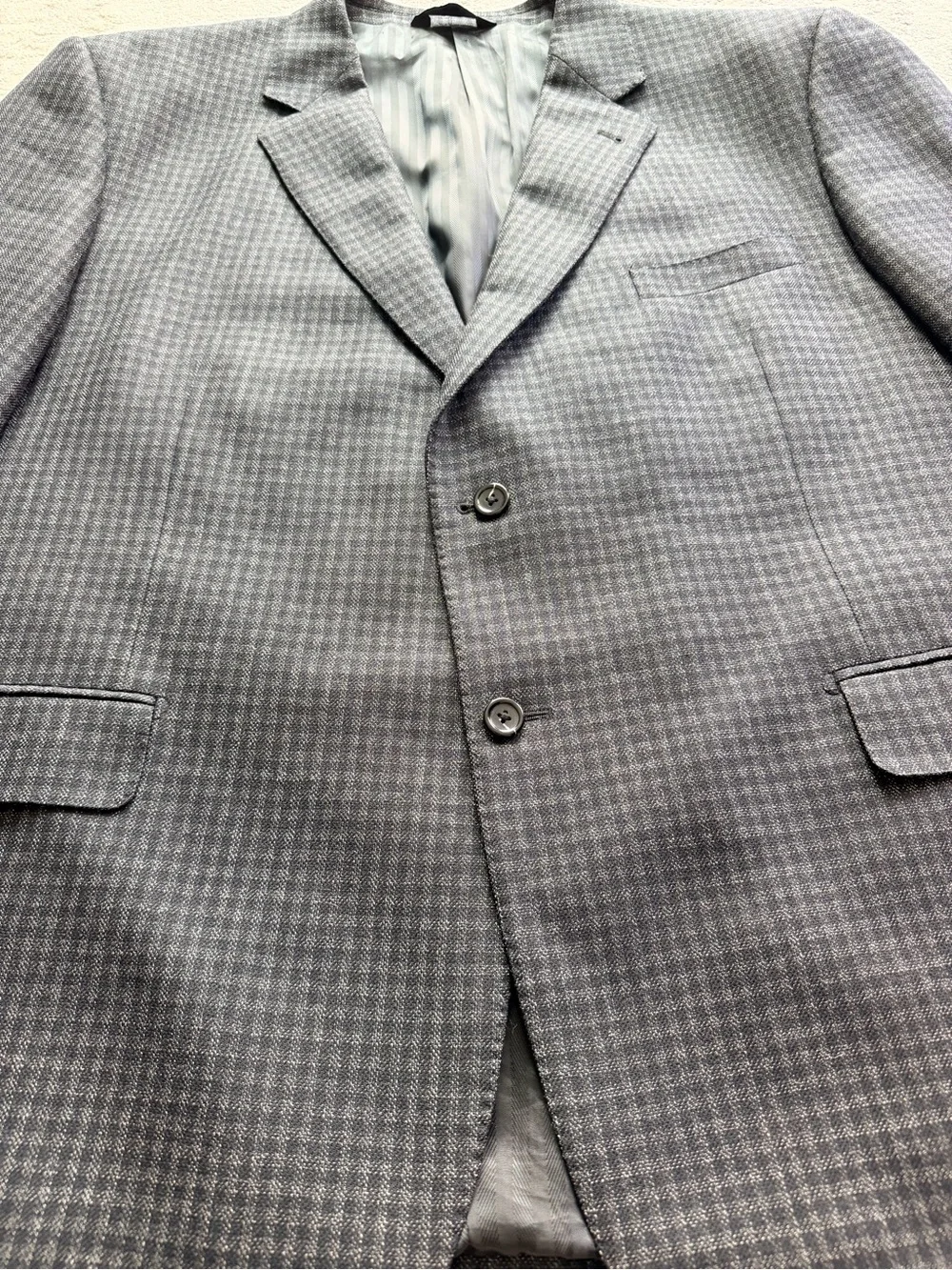 BARONI Couture x Lanificio di Pray Silk Wool Blazer 52R